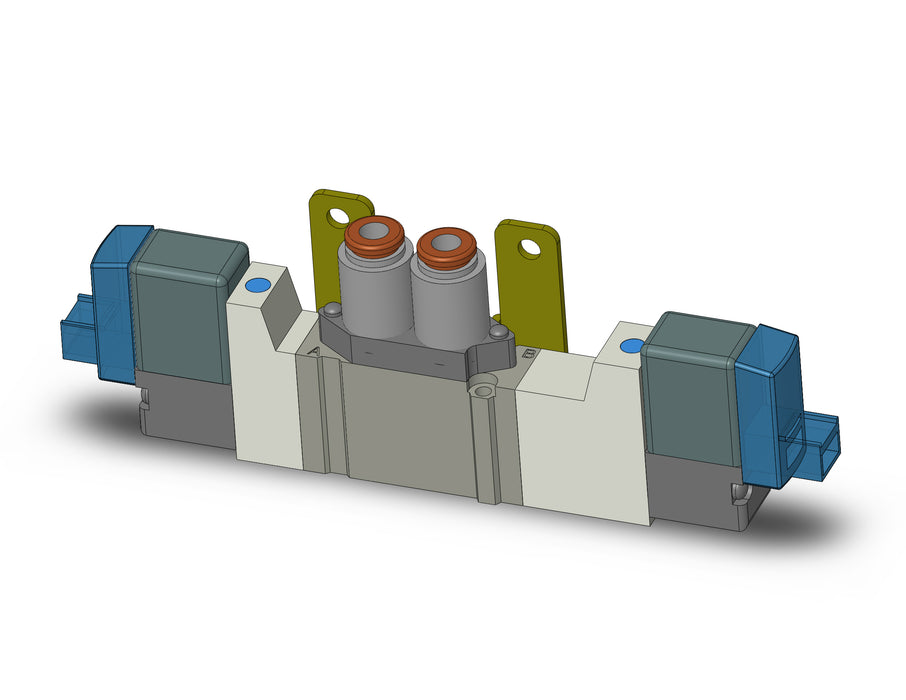 SY3520-5LOZ-C4-F2 VALVE, DBL SOL, BODY PT (DC)