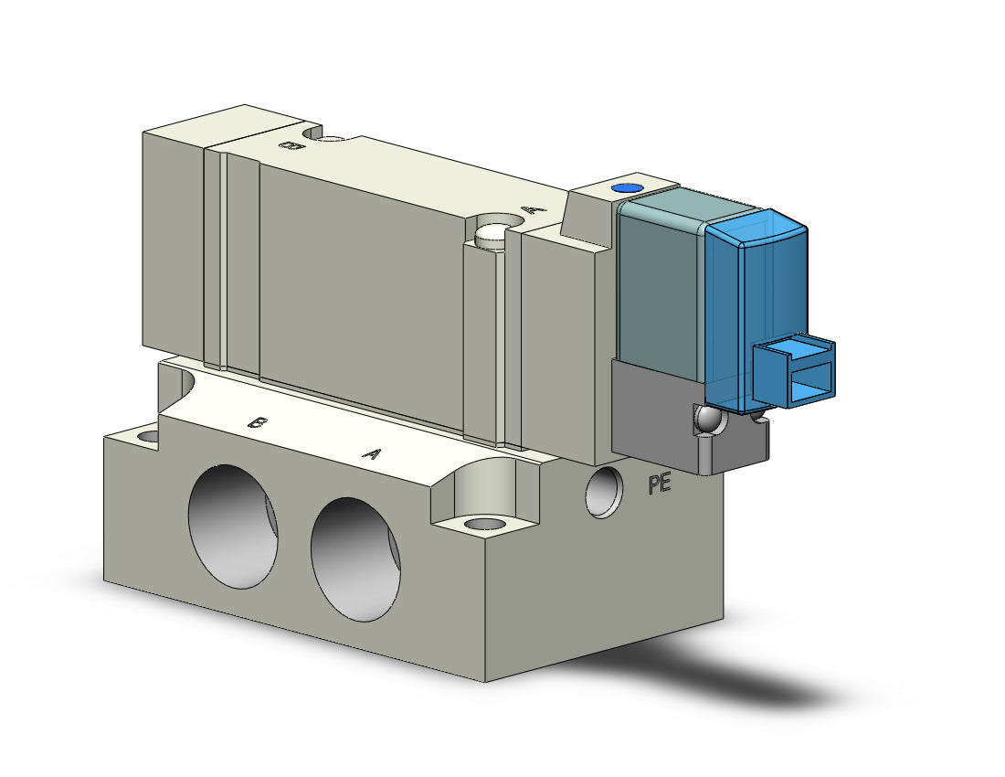SY5140-5LOU-02N VALVE, SGL SOL, BASE MT (DC) — Power Motion and ...