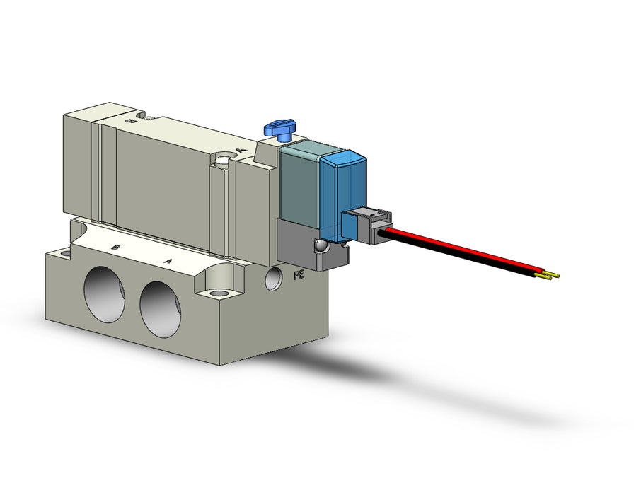 SY5140-5LZE-02N VALVE, SGL SOL, BASE MT (DC)