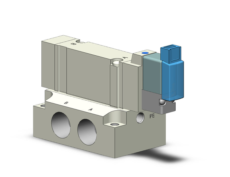 SY5140-5MOZ-02T VALVE, SGL SOL, BASE MT (DC)