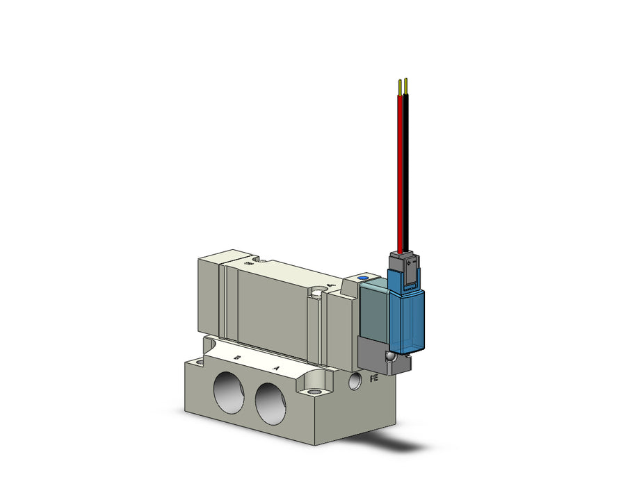 SY5140-5MR-02 VALVE, SNGL SOL, BASE MT