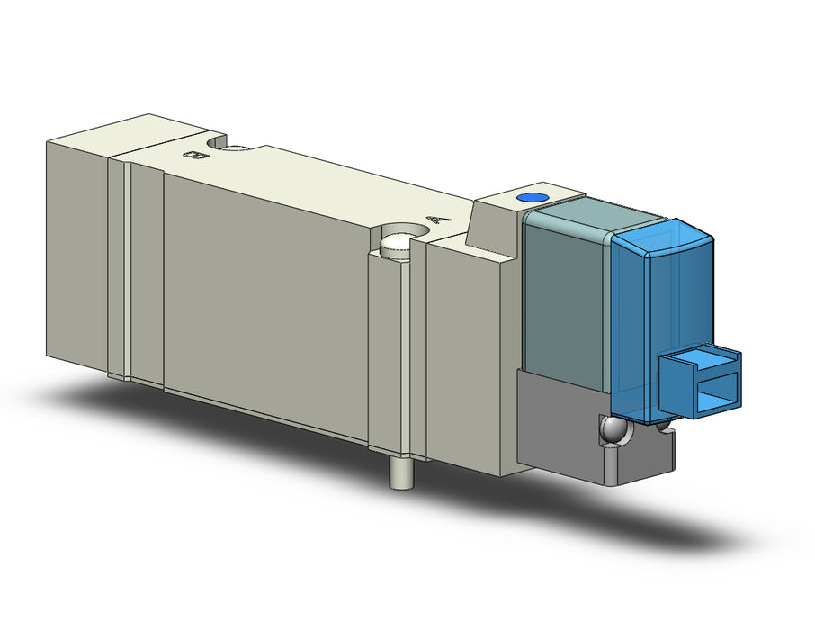 SY5140R-SLOU VALVE, SGL SOL, BASE MT (DC)