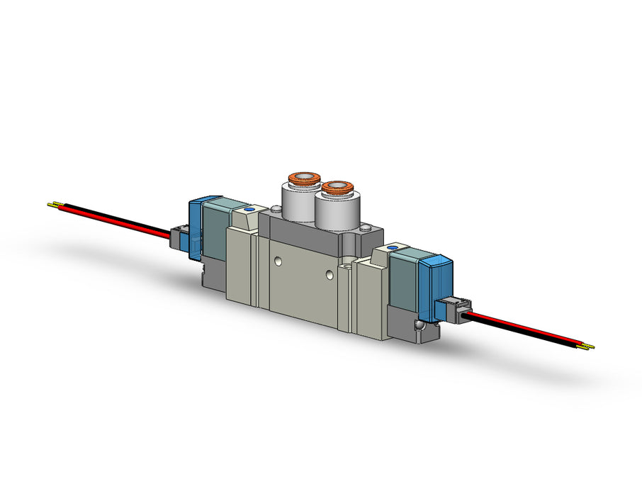 SY5220-2L-C6 VALVE, DBL SOL, BODY PT (AC)