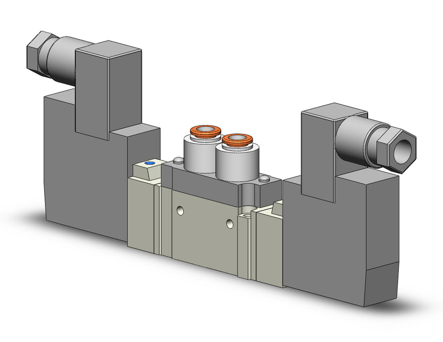 SY5220-4DZ-C6 VALVE, DBL SOL, BODY PT, DIN