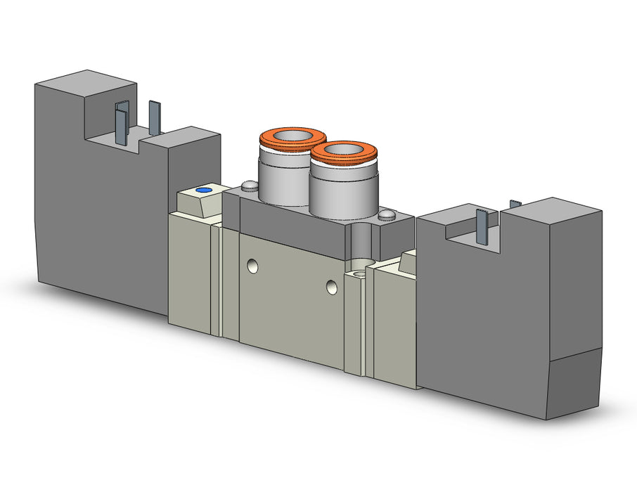 SY5220-5DO-C8 VALVE, DBL SOL, BODY PT