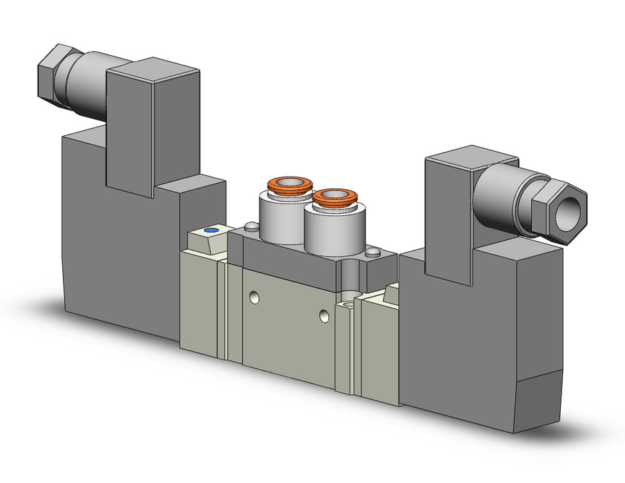 SY5220-5DS-N7T VALVE, DBL SOL, BODY PT, DIN