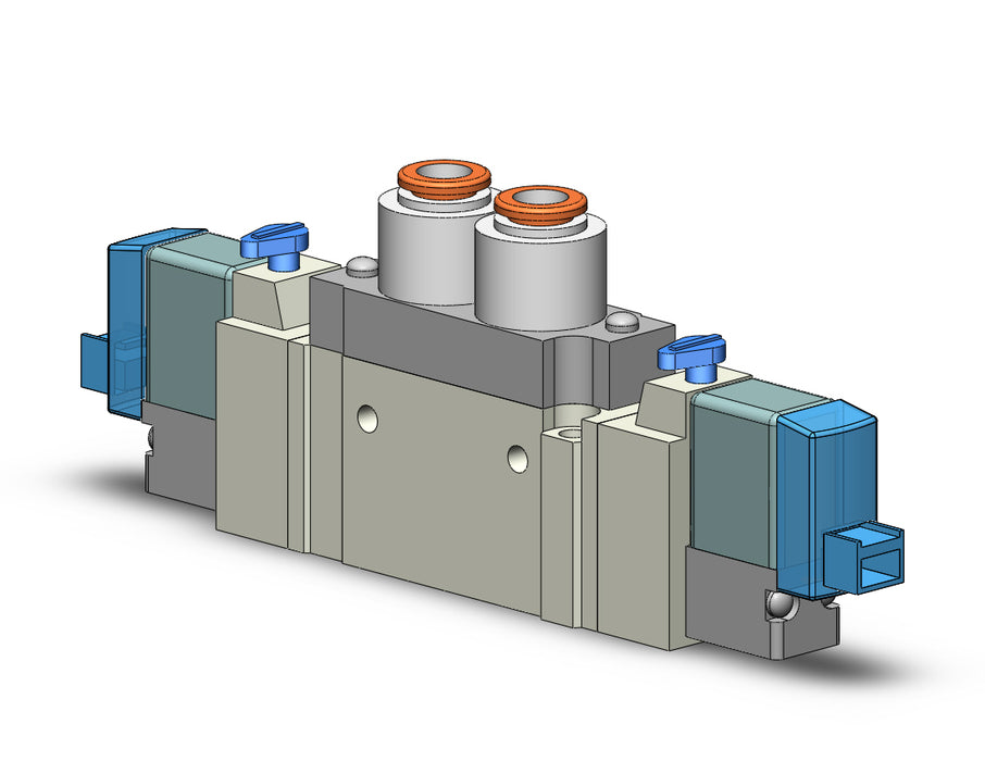 SY5220-5LOUE-C6 VALVE, DBL SOL, BODY PT (DC)