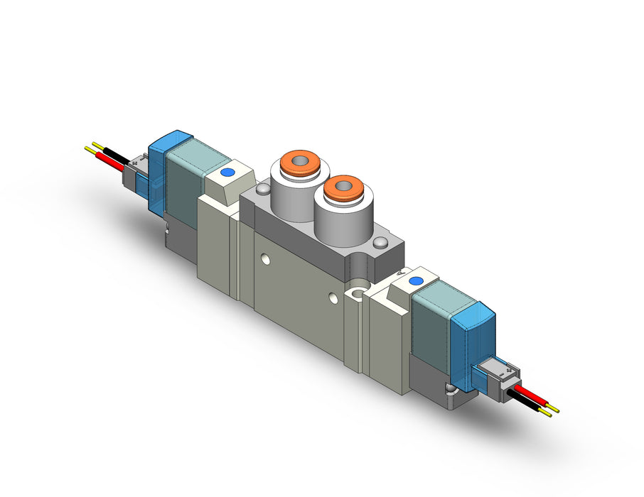 SY5220-5LZ-C4 VALVE, DBL SOL, BODY PT (DC)
