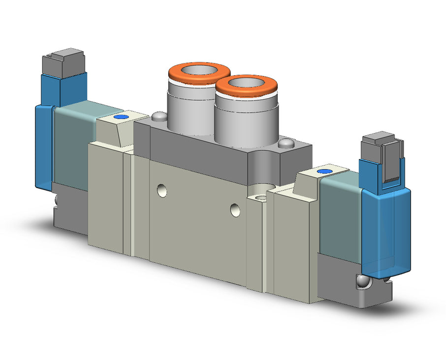 SY5220-5MN-C8 VALVE, DBL SOL, BODY PT (DC)