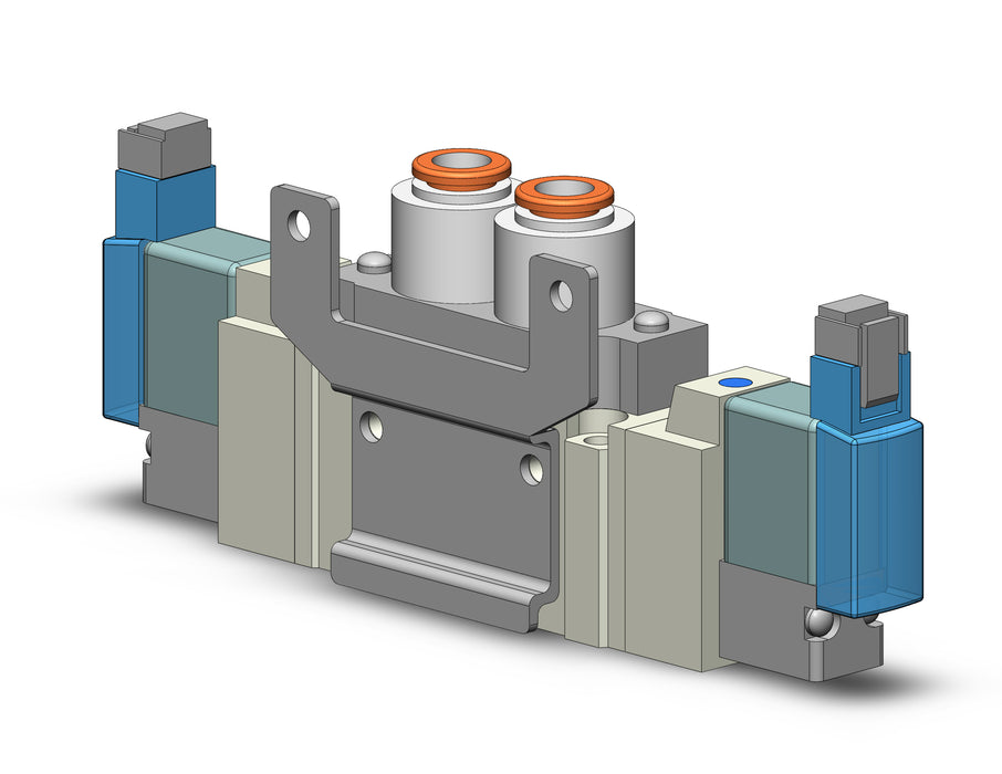 SY5220-5MNU-C6-F2 VALVE, DBL SOL, BODY PT (DC)