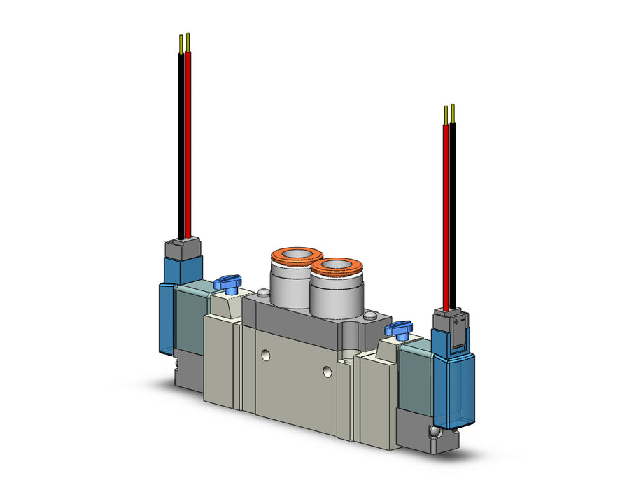 SY5220-5MZE-C8 VALVE, DBL SOL, BODY PT (DC)