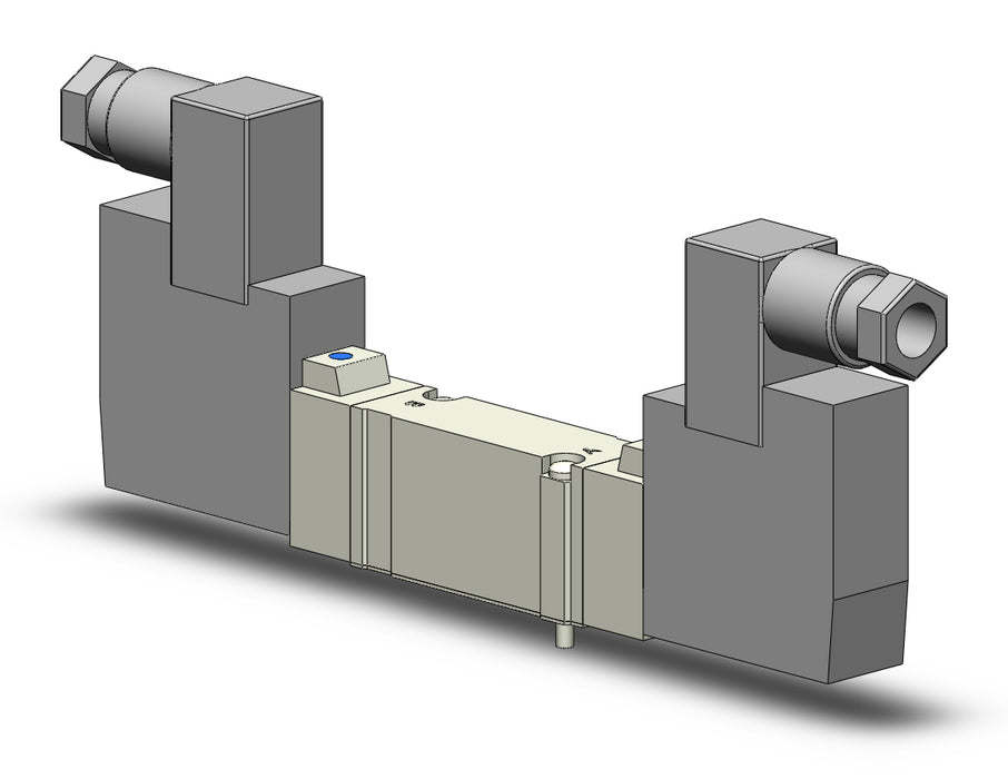 SY5240R-5D VALVE, DBL SOL, BASE MT, DIN