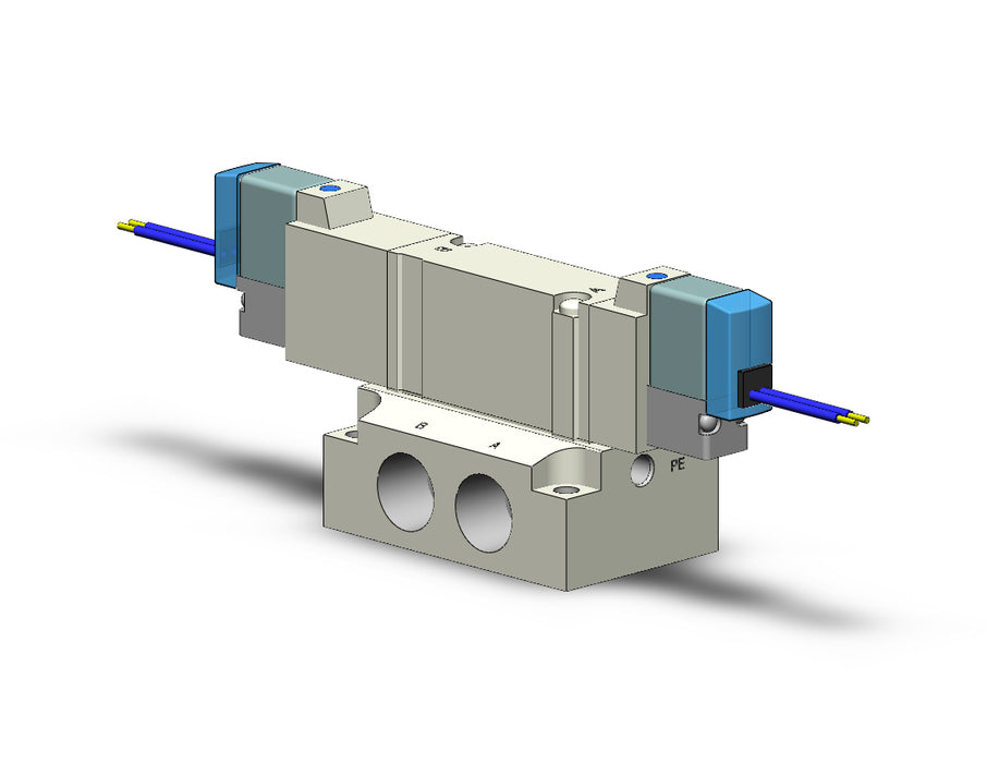 SY5340-3GZ-02T VALVE, DBL SOL, BASE MT (AC)