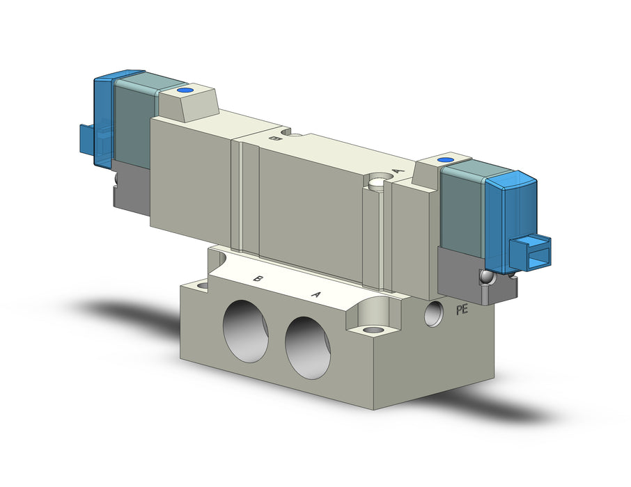 SY5340R-5LOZ-02N VALVE, DBL SOL, BASE MT (DC)