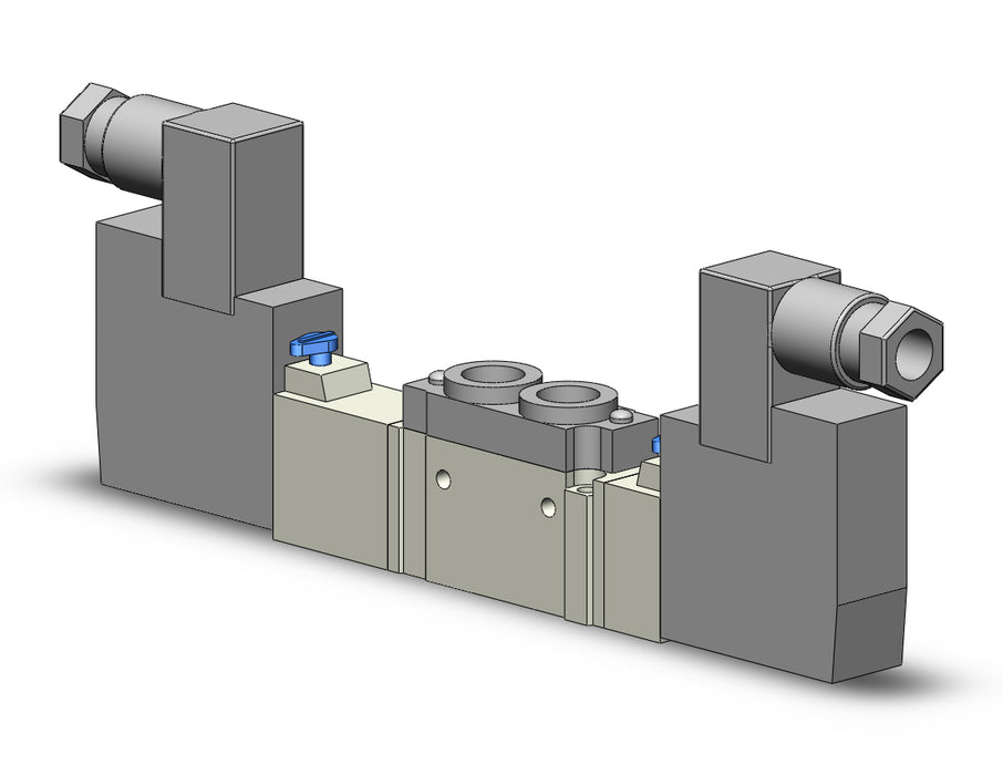 SY5520-5DZE-01T VALVE, DBL SOL, BODY PT, DIN
