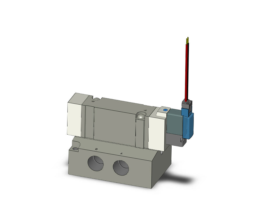 SY7140-3MZ-02T VALVE, SGL SOL, BASE MT (AC)