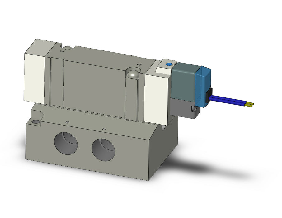 SY7140-5G-02T VALVE, SGL SOL, BASE MT (DC)
