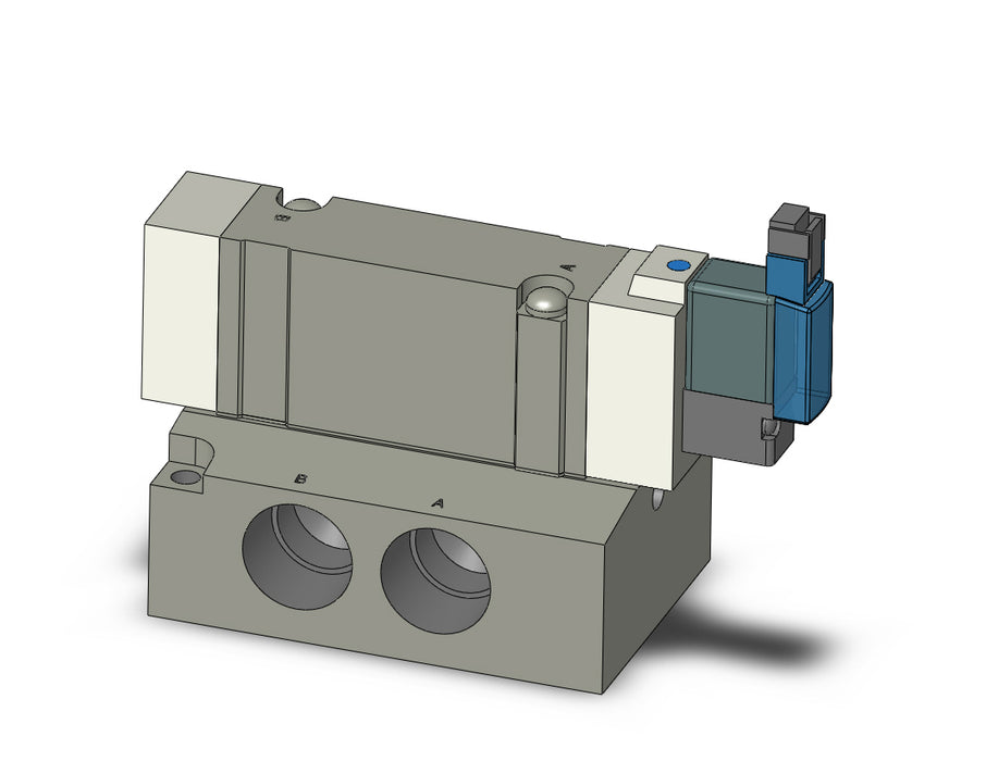 SY7140-5MNZ-03 VALVE, SGL SOL, BASE MT (DC)