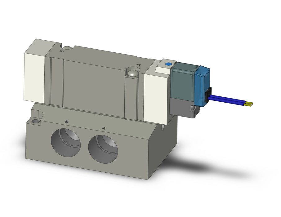 SY7140R-5G-03N VALVE, SGL SOL, BASE MT