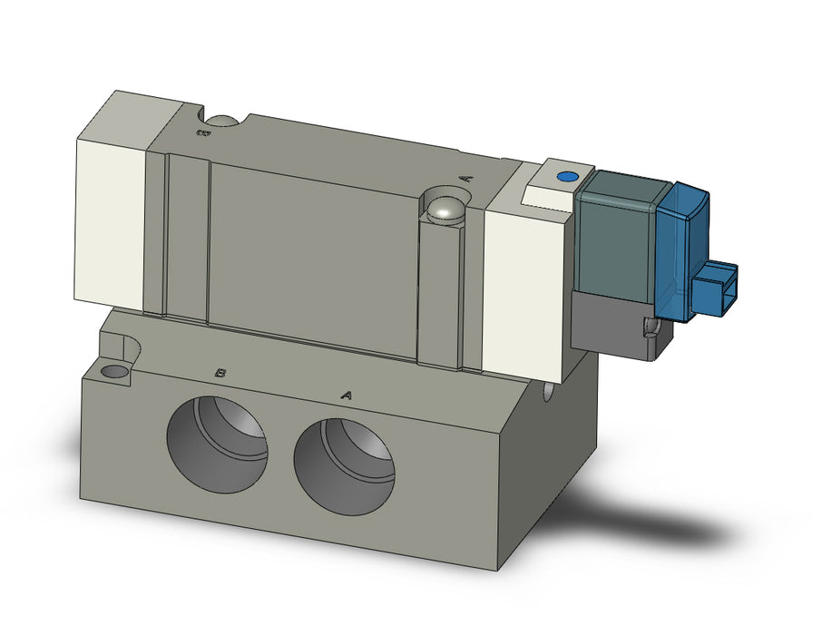 SY7140R-5LO-03N VALVE, SGL SOL, BASE MT (DC)