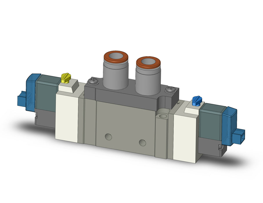 SY7220-5LOUE-C8F VALVE, DBL SOL, BODY PT(DC)