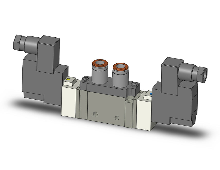 SY7220-5Y-C8F VALVE, DBL SOL, BODY, PT, DIN