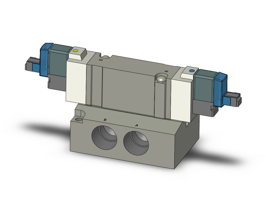 SY7240-3LNZ-03N VALVE, DBL SOL, BASE MT (AC)