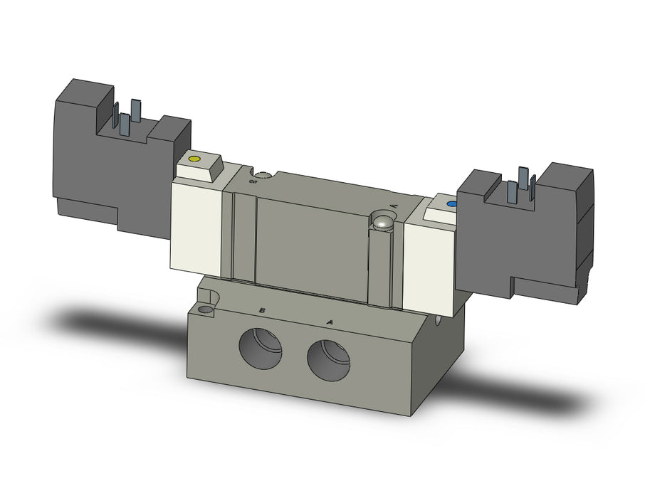 SY7240-5DO-02T VALVE, DBL SOL, BASE MT,