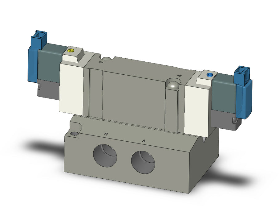 SY7240-5MOZD-02 VALVE, DBL SOL, BASE MT (DC)