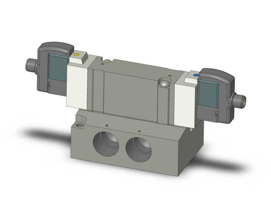 SY7240-5WOZ-03F VALVE, DBL SOL, BASE MT