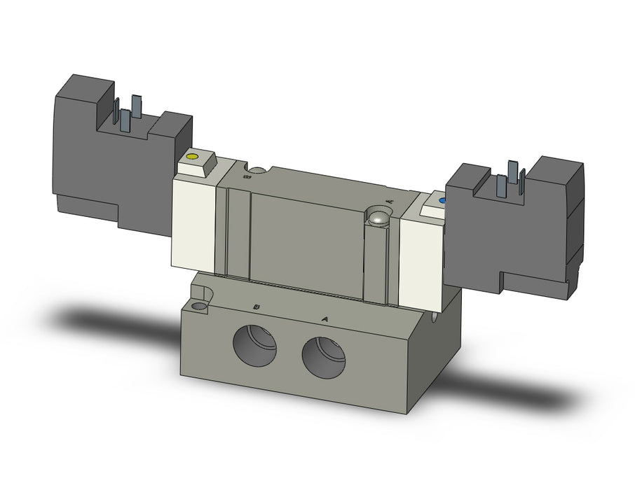 SY7240-5YOS-02 VALVE, DBL SOL, BASE MT