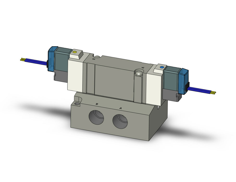 SY7240-6G-02T VALVE, DBL SOL, BASE MT