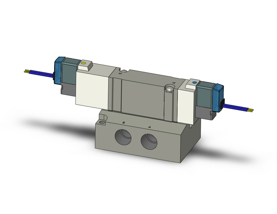 SY7340-4G-02 VALVE, DBL SOL, BASE MT (AC)