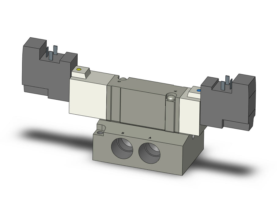 SY7340-5DO-03N VALVE, DBL SOL, BASE MT,