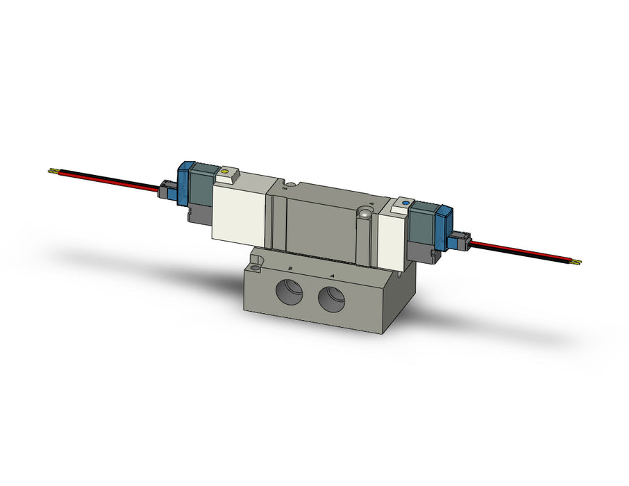 SY7340-5LZ-02 VALVE, DBL SOL, BASE MT (DC)