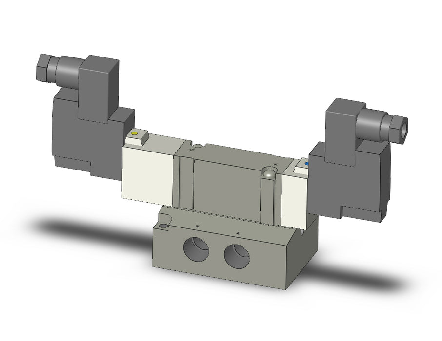 SY7340-5YZ-02 VALVE, DBL SOL, BASE MT