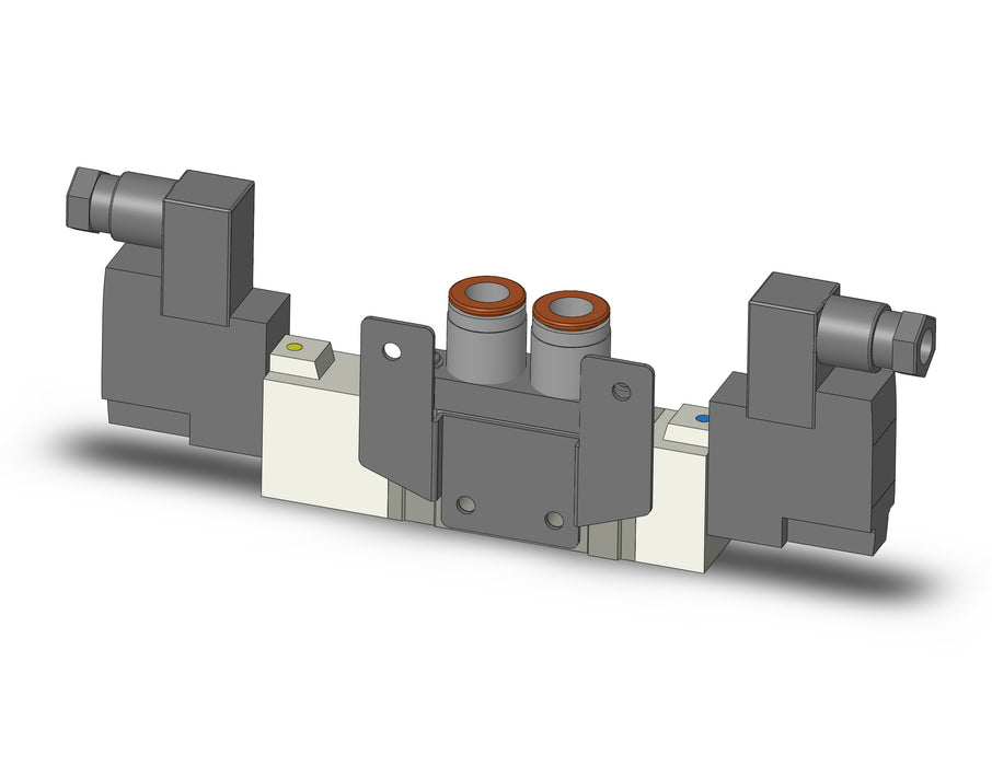 SY7420-6DZ-N11T-F2 VALVE, DBL SOL, BODY PT, DIN