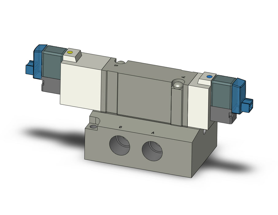 SY7440-5LOZ-02 VALVE, DBL SOL, BASE MT (DC)