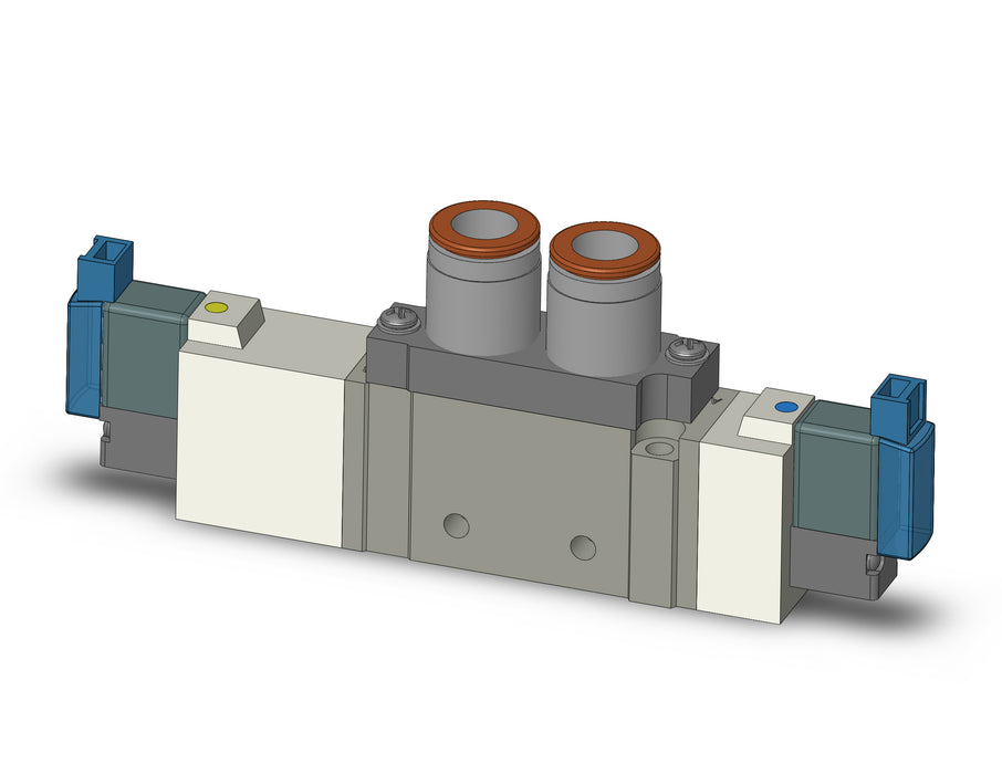 SY7520-1MOZ-C10 VALVE, DBL SOL, BODY PT (AC)
