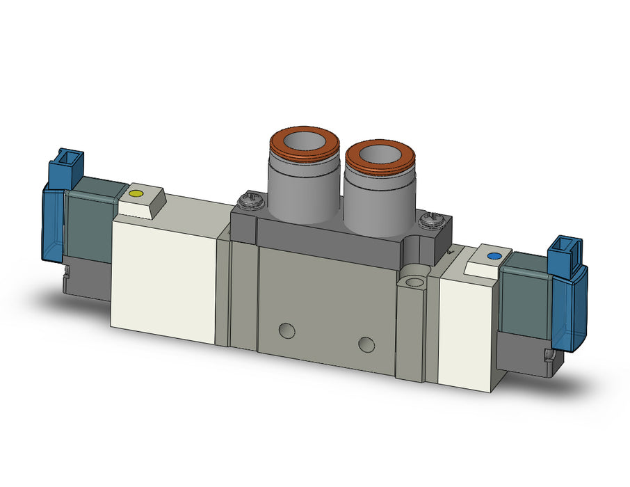 SY7520-5MOZ-C10 VALVE, DBL SOL, BODY PT (DC)