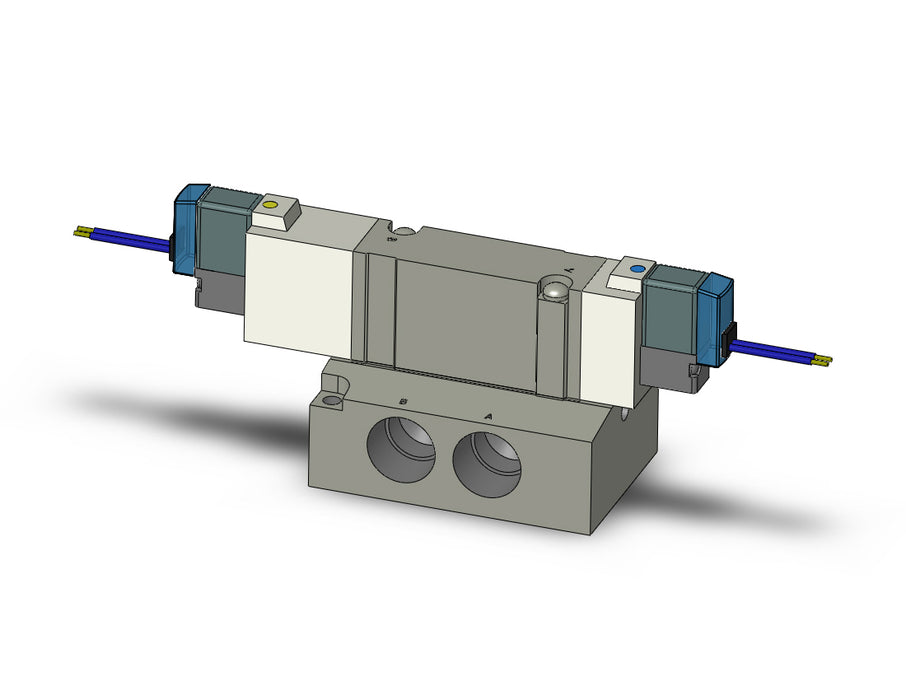 SY7540-5G-03 VALVE, DBL SOL, BASE MT (DC)