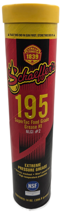 195 SuperTac Food Grade Grease H1 Tubes