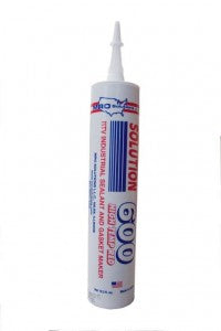 MRO Solutions Solution 600 High Temperature RTV Silicone Sealant - Red 10.3 oz Cartridge