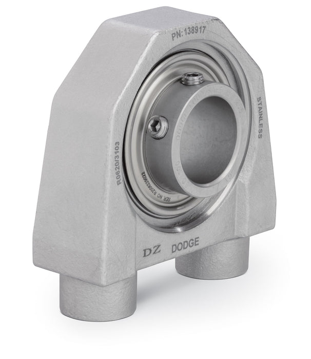 TBSO-SCFS-108-SHFS Set Screw Food Safe Standoff Tapped Base Pillow Block Bearing
