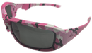 Edge Eyewear Taven XTV161VS safety glasses with black frame hi-vis yellow TPR and vapor shield lens