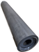 2" OD trapezoidal-crown welded-shaft conveyor pulley with SBR vulcanized lagging