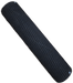 6" OD flat-face keyed-hub conveyor pulley with spiral-wrapped rough-top lagging
