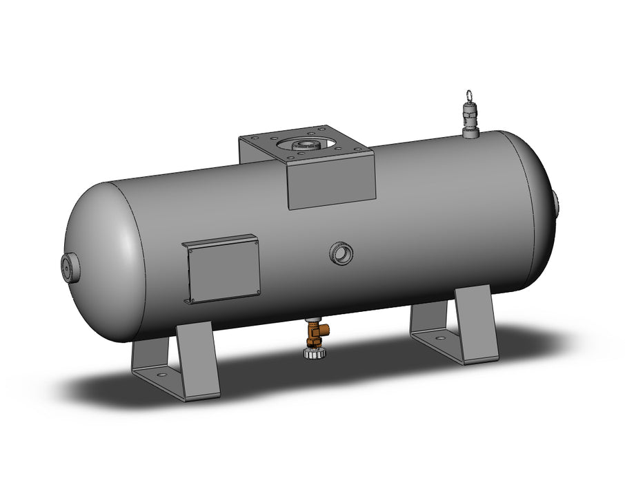 VBAT20S1-EV-X105 ASME/CRN AIR TANK, 20L SS PT THREAD