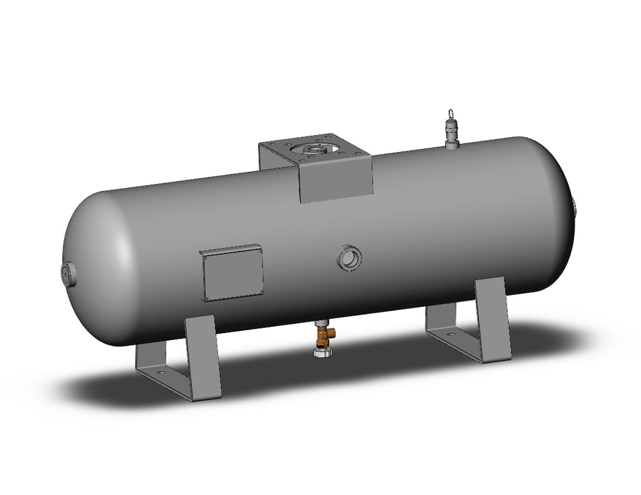 VBAT38S1-EV-X105 ASME/CRN AIR TANK, 38L SS PT THREAD
