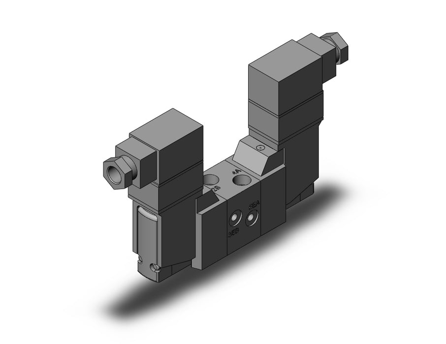 VF1220-1TZ1-01-F Pilot Operated 5 Port Solenoid Valve